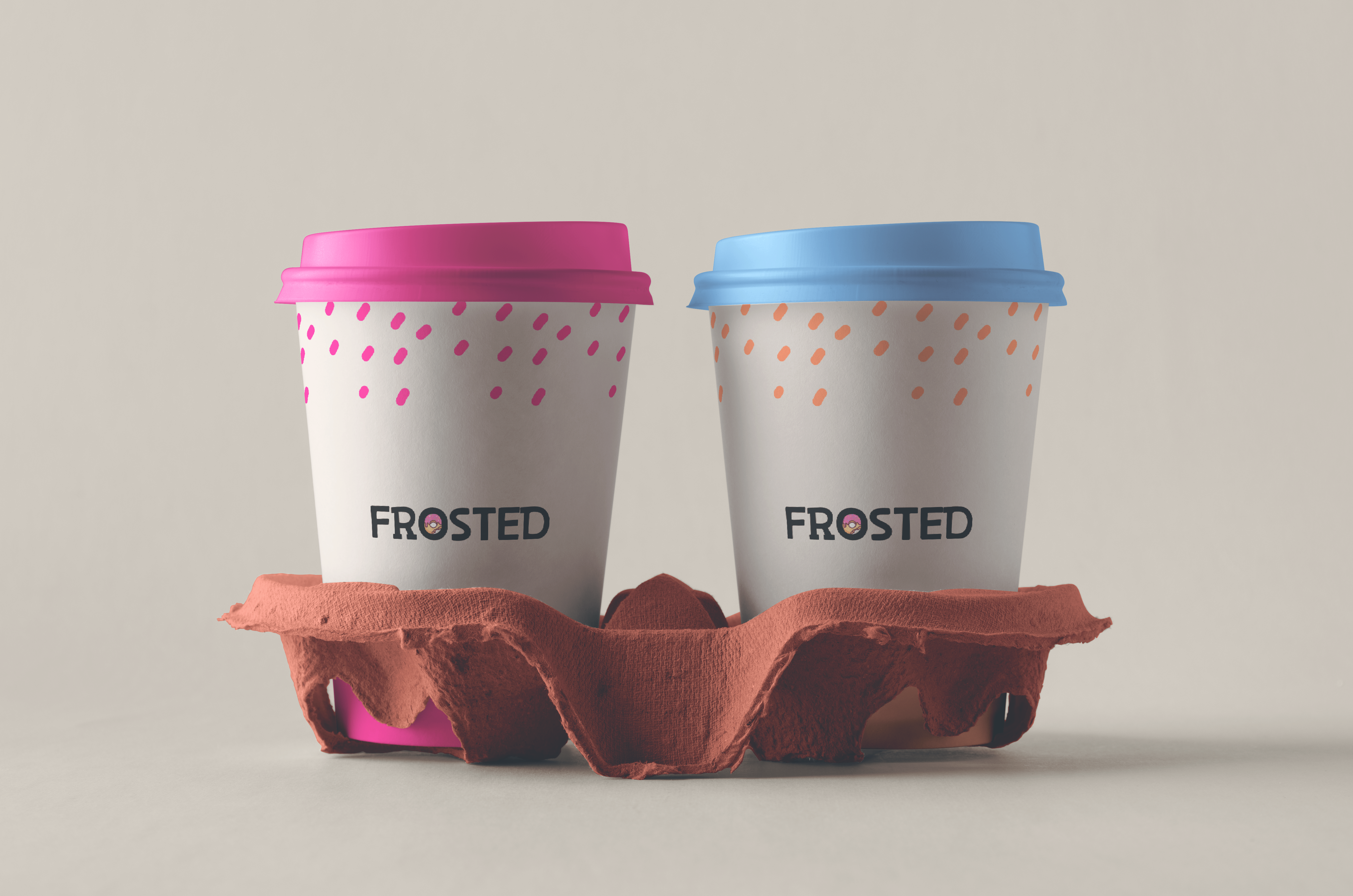 Paper Coffee Cups with Holder 01